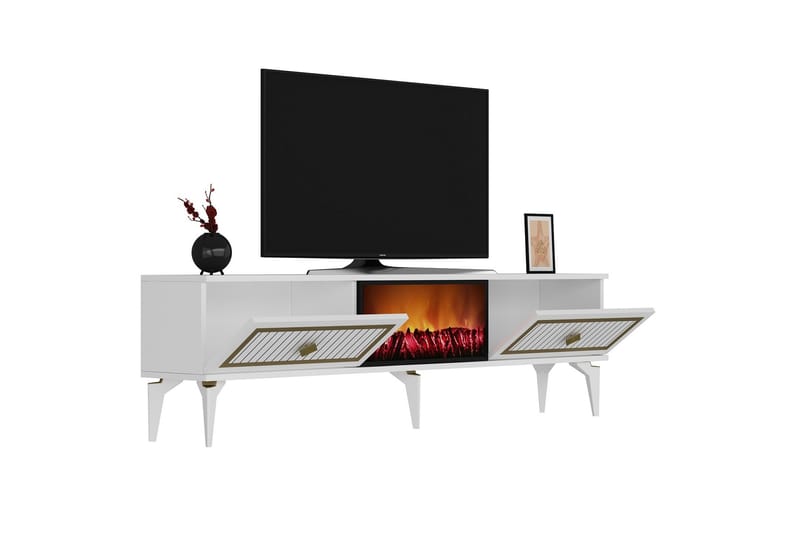 Munda Tv-bänk 150 cm - Guld - Möbler - Tv möbel & mediamöbel - TV bänk & mediabänk