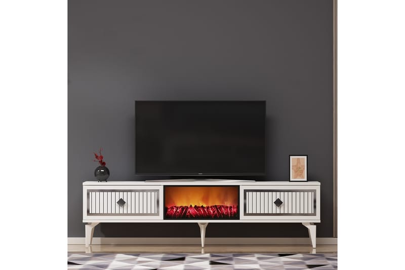 Munda Tv-bänk 150 cm - Silver - Möbler - Tv möbel & mediamöbel - TV bänk & mediabänk