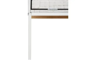 Munira Golvstående Tv Bänk 175 cm med Förvaring i Furu - Vit - Möbler - Tv möbel & mediamöbel - TV bänk & mediabänk