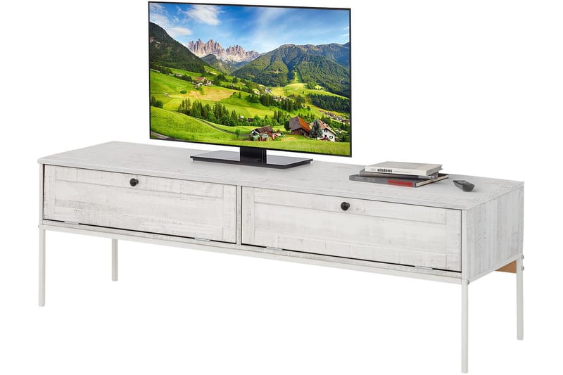 Munira TV-bänk 140 cm - Beige/Vit - Möbler - Tv möbel & mediamöbel - TV bänk & mediabänk