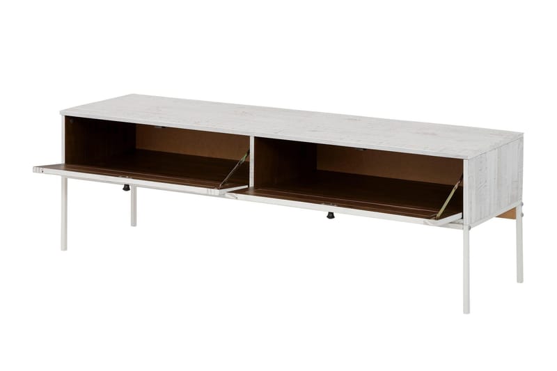 Munira TV-bänk 140 cm - Beige/Vit - TV bänk & mediabänk