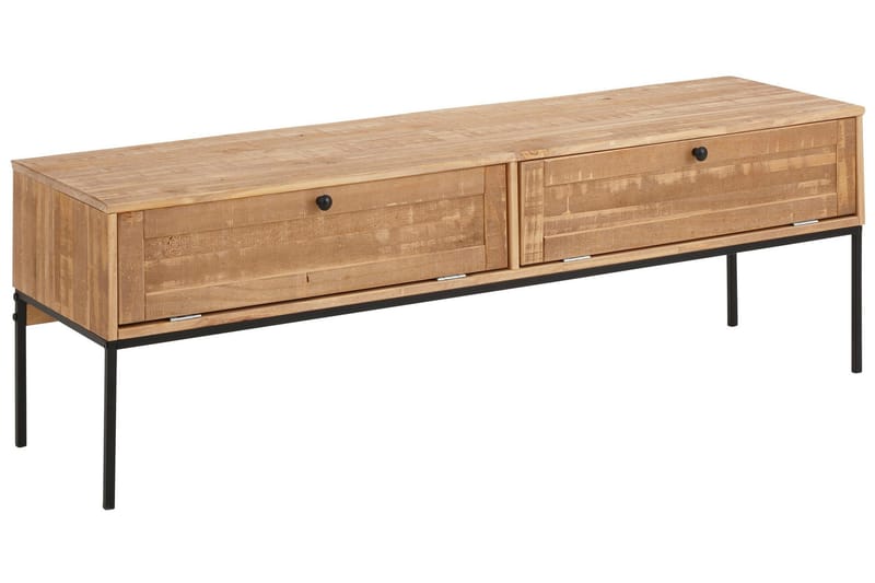 Munira TV-bänk 140 cm - Natur/Svart - Möbler - Tv möbel & mediamöbel - TV bänk & mediabänk