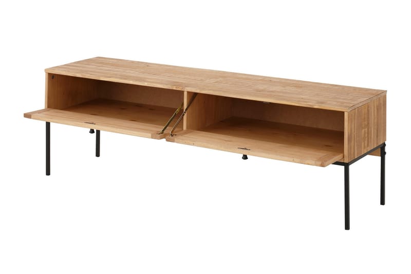 Munira TV-bänk 140 cm - Natur/Svart - Möbler - Tv möbel & mediamöbel - TV bänk & mediabänk