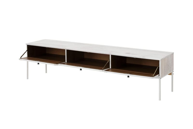 Munira TV-bänk 175 cm - Beige/Vit - Möbler - Tv möbel & mediamöbel - TV bänk & mediabänk
