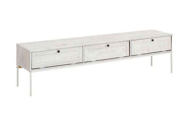 Munira TV-bänk 175 cm, Beige/Vit