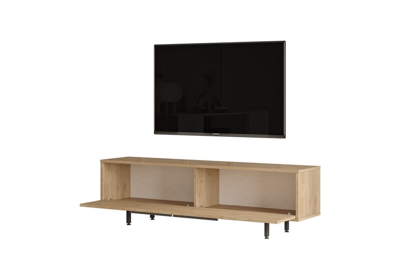 Munish Tv-bänk 160 cm - Ek/Valnöt - TV bänk & mediabänk