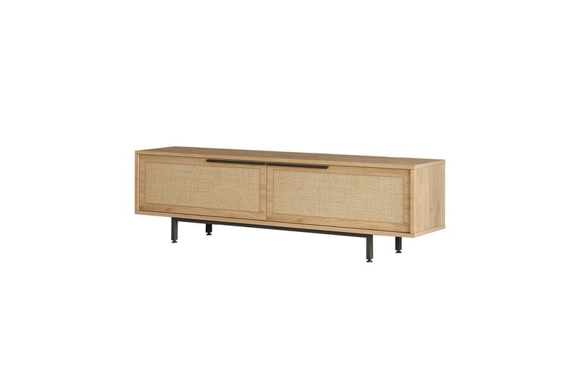 Munish Tv-bänk 160 cm - Ek/Valnöt - Möbler - Tv möbel & mediamöbel - TV bänk & mediabänk