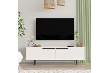 Munish Tv-bänk 160 cm - Vit - Möbler - Tv möbel & mediamöbel - TV bänk & mediabänk