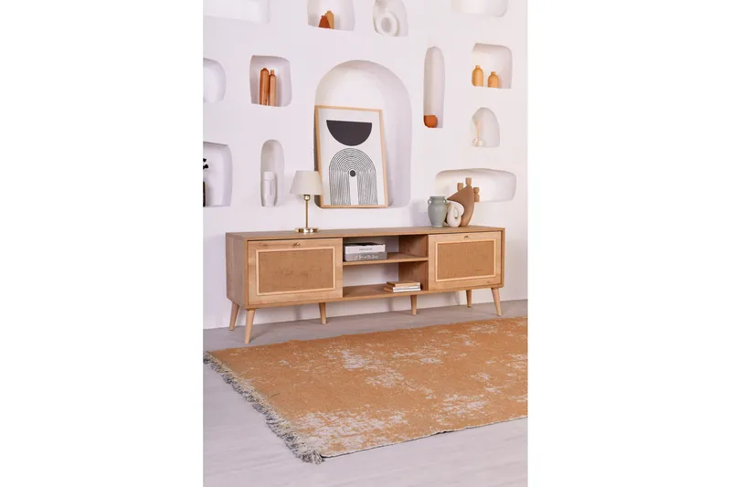 Munnia Tv-bänk 180 cm - Ek - Möbler - Tv möbel & mediamöbel - TV bänk & mediabänk