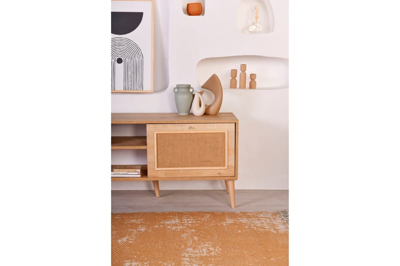 Munnia Tv-bänk 180 cm - Ek - Möbler - Tv möbel & mediamöbel - TV bänk & mediabänk