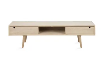 Myrviken TV-bänk 160 cm - Vitpigmenterad Ek - Möbler - Tv möbel & mediamöbel - TV bänk & mediabänk
