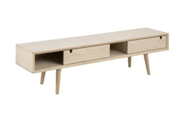 Myrviken TV-bänk 160 cm - Vitpigmenterad Ek - Möbler - Tv möbel & mediamöbel - TV bänk & mediabänk