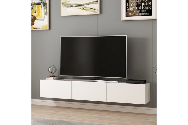 Nako Tv-bänk 180 cm - Vit - Möbler - Tv möbel & mediamöbel - TV bänk & mediabänk