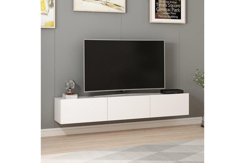 Nako Tv-bänk 180 cm - Vit - TV bänk & mediabänk