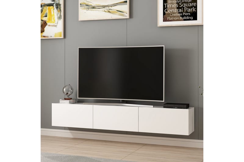 Nako Tv-bänk 180 cm - Vit - TV bänk & mediabänk