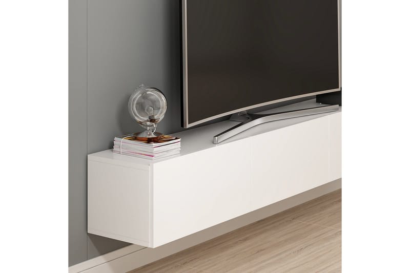 Nako Tv-bänk 180 cm - Vit - Möbler - Tv möbel & mediamöbel - TV bänk & mediabänk
