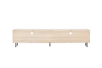 Navarra Golvstående Tv Bänk 180 cm med Förvaring i Målat Trä - Beige - Möbler - Tv möbel & mediamöbel - TV bänk & mediabänk