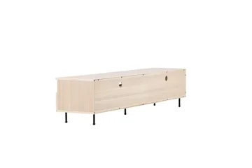 Navarra Golvstående Tv Bänk 180 cm med Förvaring i Målat Trä - Beige - Möbler - Tv möbel & mediamöbel - TV bänk & mediabänk
