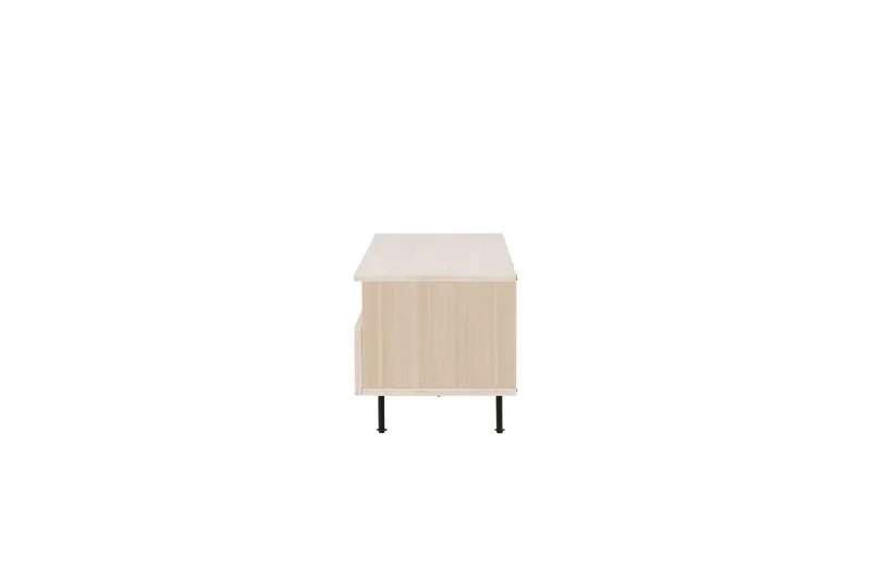 Navarra Golvstående Tv Bänk 180 cm med Förvaring i Målat Trä - Beige - Möbler - Tv möbel & mediamöbel - TV bänk & mediabänk