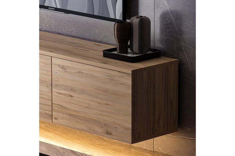 Neon Tv-bänk 160x32 cm Mörkblå - Hanah Home - Möbler - Tv möbel & mediamöbel - TV bänk & mediabänk