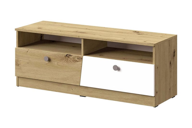 Nero Tv-bänk 120 cm - Natur/Vit/Grå - Möbler - Tv möbel & mediamöbel - TV bänk & mediabänk