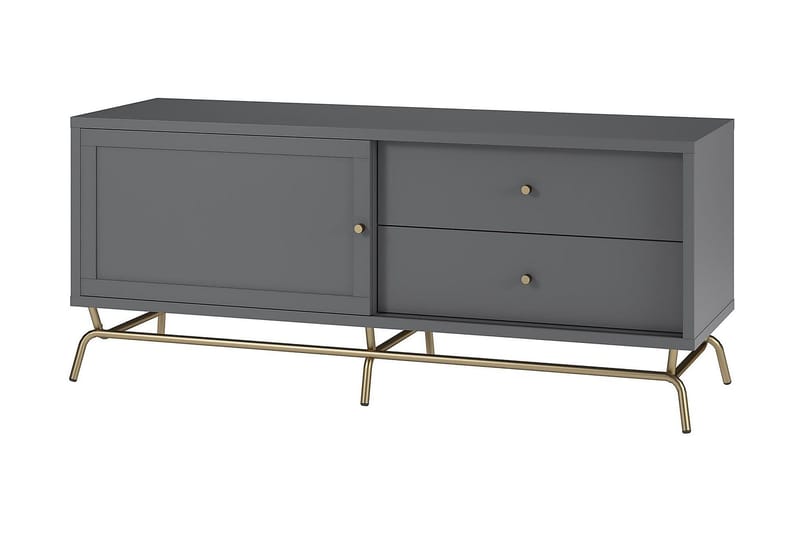 Nova Tv-bänk 150x48 cm Grafitgrå - CosmoLiving - Möbler - Tv möbel & mediamöbel - TV bänk & mediabänk