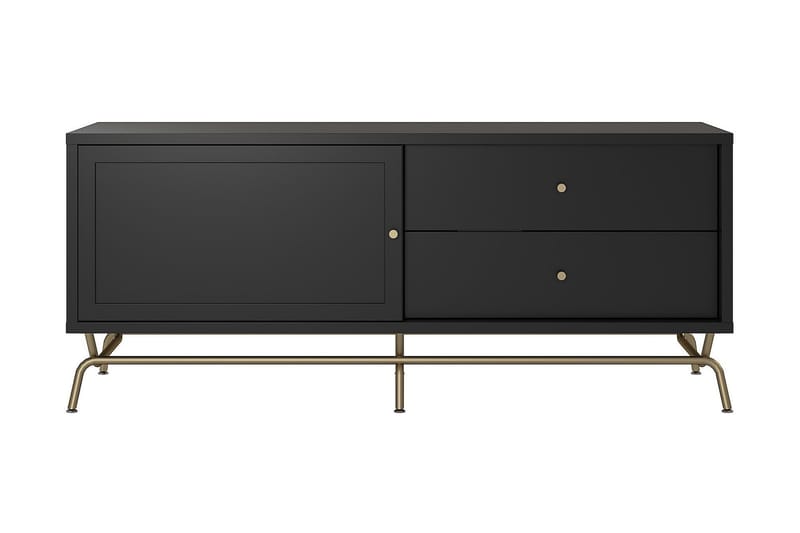 Nova TV-bänk 150x50 cm Svart - CosmoLiving - Möbler - Tv möbel & mediamöbel - TV bänk & mediabänk