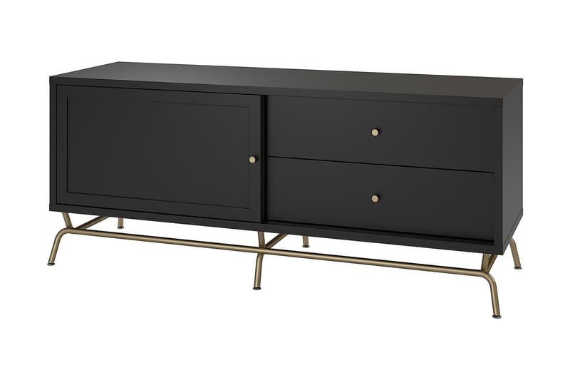 Nova TV-bänk 150x50 cm Svart - CosmoLiving - Möbler - Tv möbel & mediamöbel - TV bänk & mediabänk
