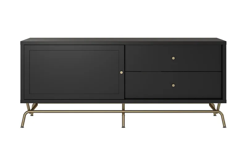 Nova TV-bänk 150x50 cm Svart - Möbler - Tv möbel & mediamöbel - TV bänk & mediabänk