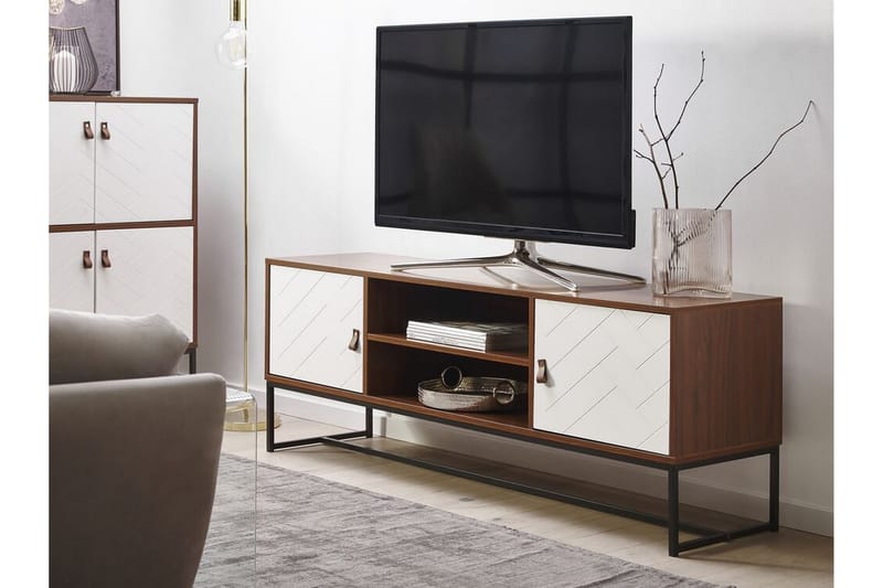 Nueva TV-bänk 150x40 cm - Brun - Möbler - Tv möbel & mediamöbel - TV bänk & mediabänk