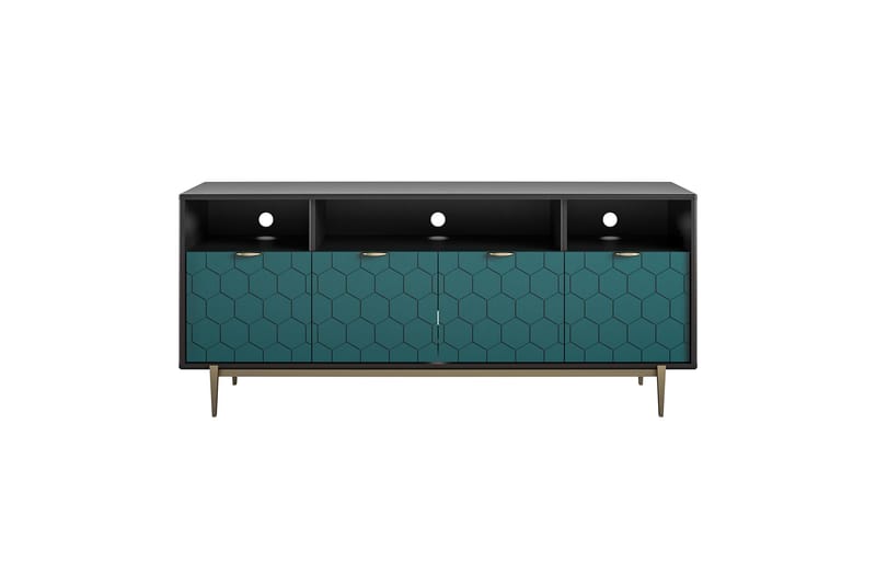Olivia Tv-bänk 151,4x51 cm Svart - CosmoLiving - Möbler - Tv möbel & mediamöbel - TV bänk & mediabänk