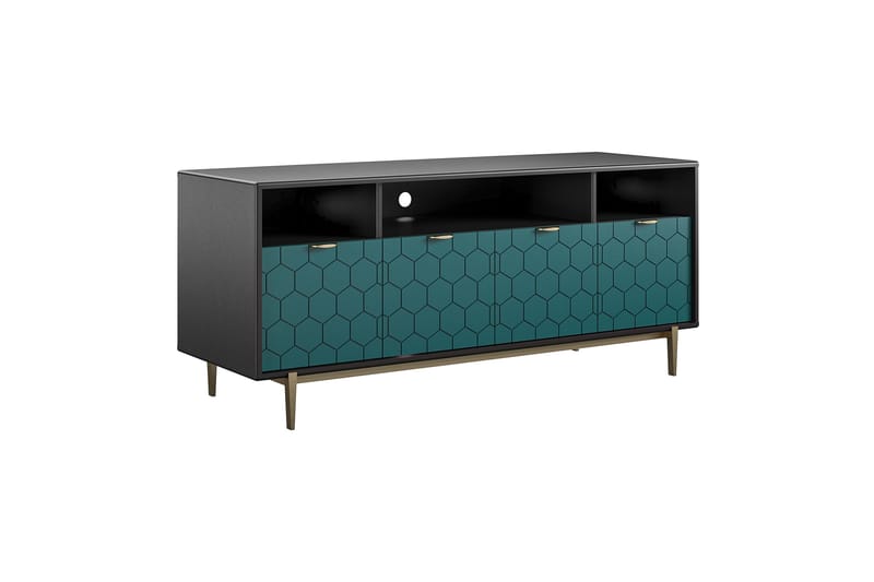 Olivia Tv-bänk 151,4x51 cm Svart - CosmoLiving - Möbler - Tv möbel & mediamöbel - TV bänk & mediabänk