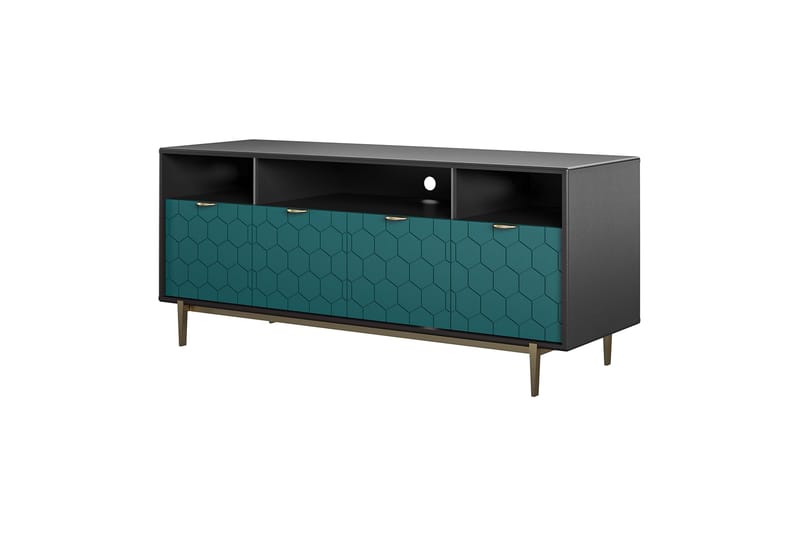 Olivia Tv-bänk 151,4x51 cm Svart - CosmoLiving - Möbler - Tv möbel & mediamöbel - TV bänk & mediabänk