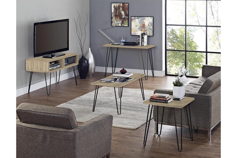 Owen TV-bänk 107x50 cm Trä/Natur - Dorel Home - Möbler - Tv möbel & mediamöbel - TV bänk & mediabänk