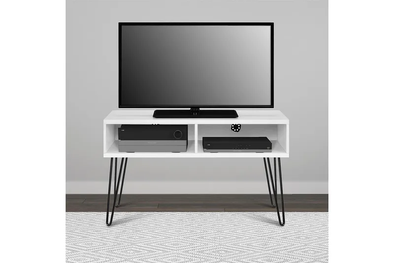 Owen TV-bänk 107x50 cm Vit - Dorel Home - Möbler - Tv möbel & mediamöbel - TV bänk & mediabänk