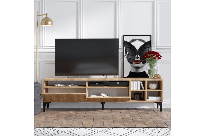 Palfrey Tv-bänk 180 cm - Natur - Möbler - Tv möbel & mediamöbel - TV bänk & mediabänk
