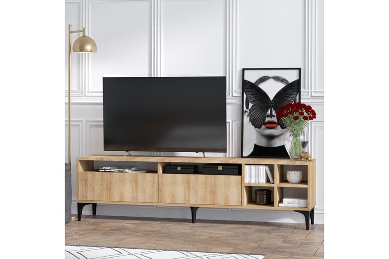 Palfrey Tv-bänk 180 cm - Natur - Möbler - Tv möbel & mediamöbel - TV bänk & mediabänk