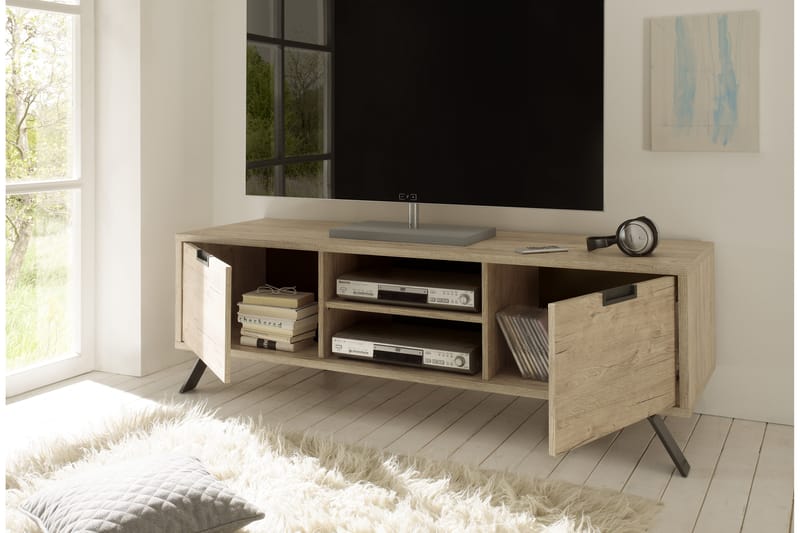 Palma TV-bänk 156 cm - Sherwood Ek - TV bänk & mediabänk