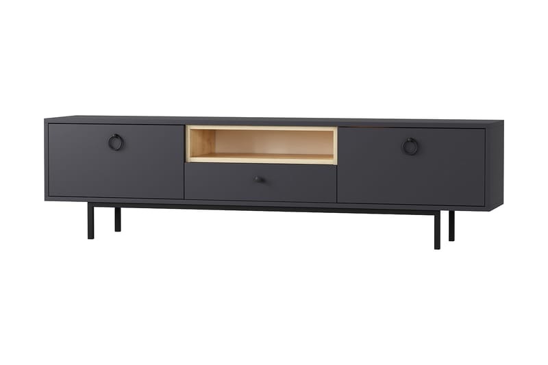Papias Tv-bänk 180 cm - Antracit - Möbler - Tv möbel & mediamöbel - TV bänk & mediabänk