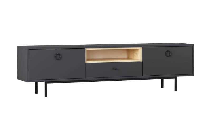 Papias Tv-bänk 180 cm - Antracit - Möbler - Tv möbel & mediamöbel - TV bänk & mediabänk