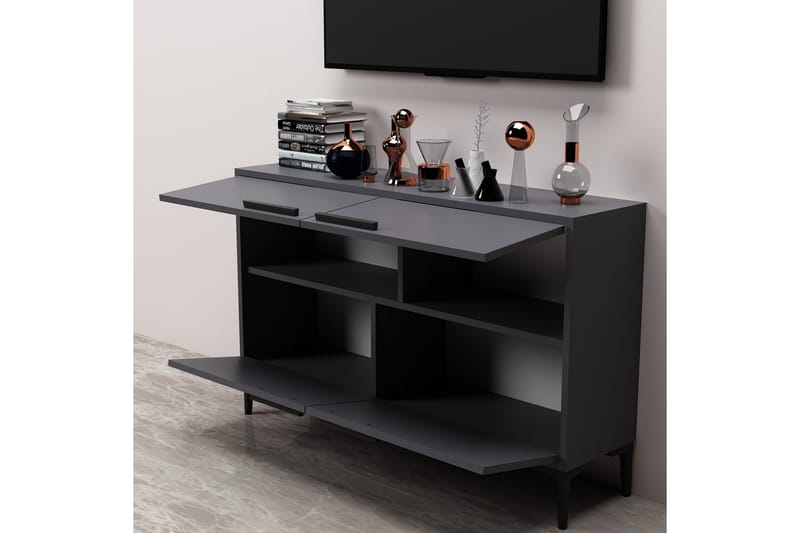 Patro Tv-bänk 120 cm - Antracit - Möbler - Tv möbel & mediamöbel - TV bänk & mediabänk