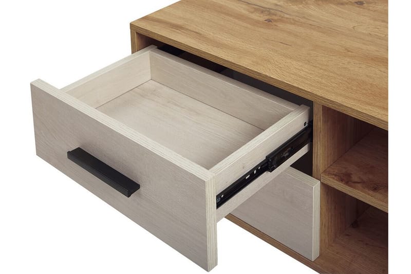 Poblat TV-bänk 120 cm - Vit - Möbler - Tv möbel & mediamöbel - TV bänk & mediabänk