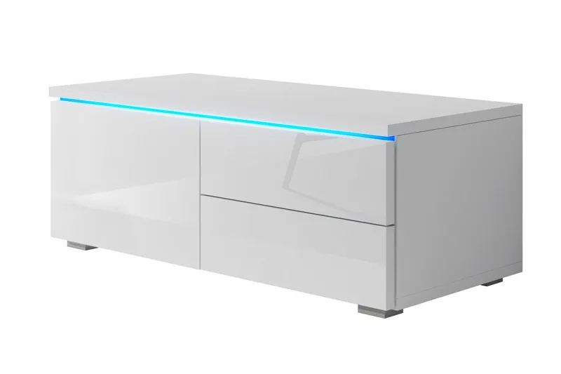 Portvasgo TV-Bänk 100 cm - Vit - Möbler - Tv möbel & mediamöbel - TV bänk & mediabänk