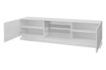 Qiu TV-bänk 40x200 cm - Vit/Högglans - Möbler - Tv möbel & mediamöbel - TV bänk & mediabänk