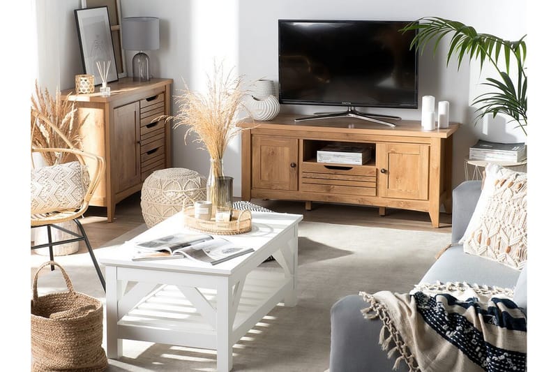 Ratulowski TV-Bänk 138 cm - Trä/Natur - Möbler - Tv möbel & mediamöbel - TV bänk & mediabänk