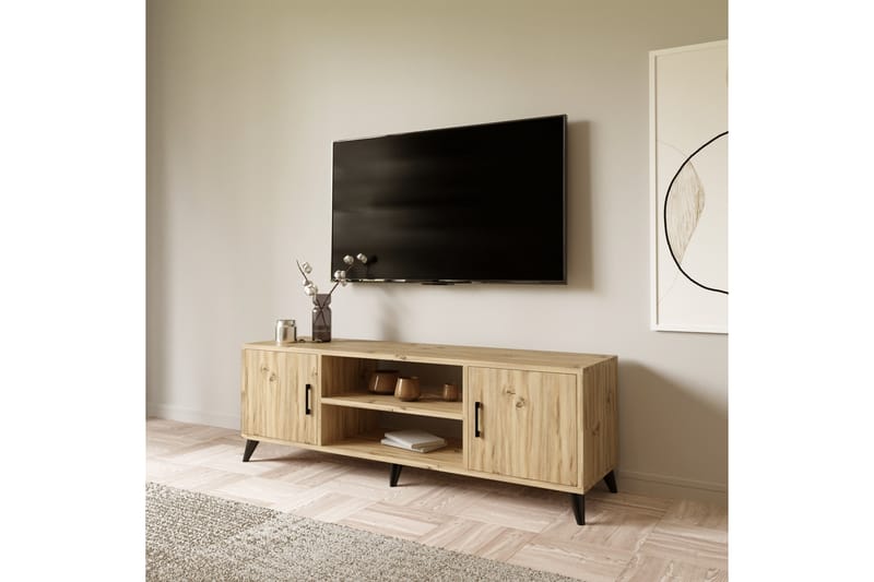 Rertierry Tv-bänk 150 cm - Natur - Möbler - Tv möbel & mediamöbel - TV bänk & mediabänk