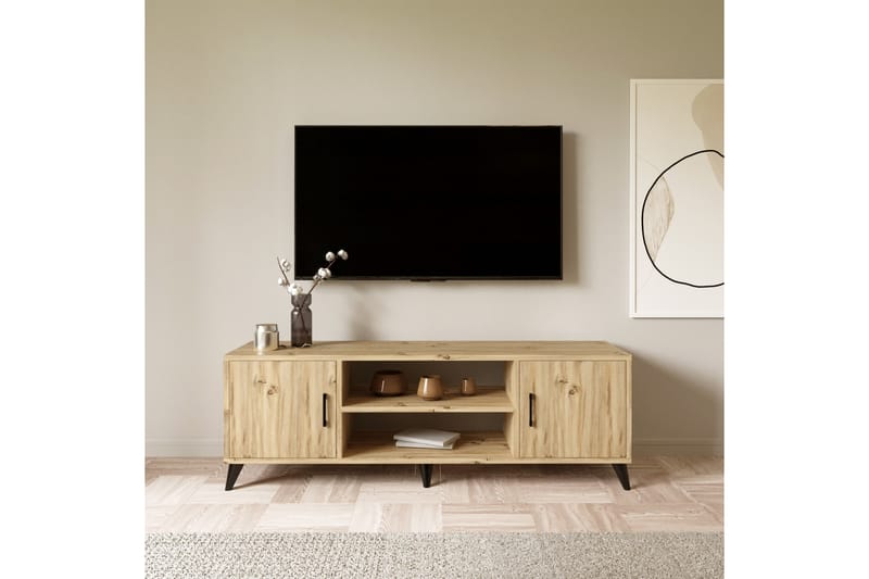 Rertierry Tv-bänk 150 cm - Natur - Möbler - Tv möbel & mediamöbel - TV bänk & mediabänk