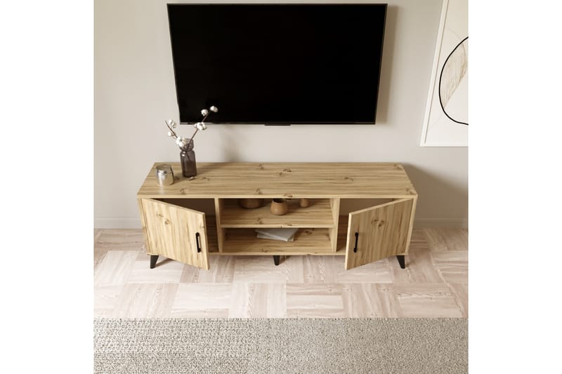Rertierry Tv-bänk 150 cm - Natur - Möbler - Tv möbel & mediamöbel - TV bänk & mediabänk