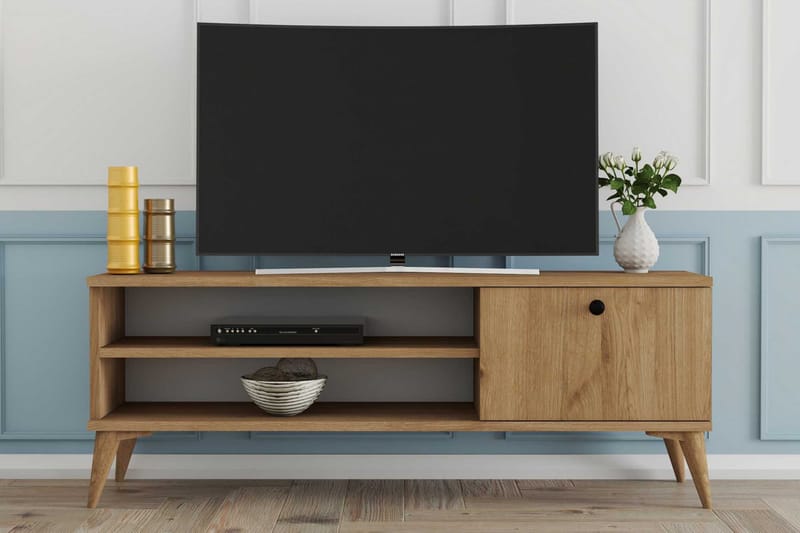 Reyne Tv-bänk 120 cm - Natur - Möbler - Tv möbel & mediamöbel - TV bänk & mediabänk