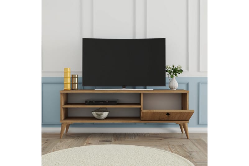 Reyne Tv-bänk 120 cm - Natur - Möbler - Tv möbel & mediamöbel - TV bänk & mediabänk